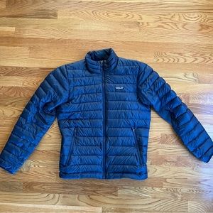 Patagonia Blue Puffer Jacket